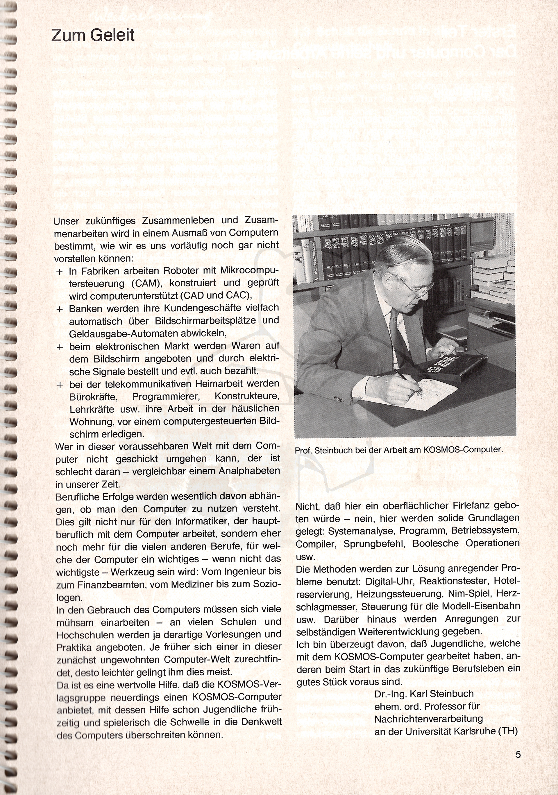 Kosmos Computer Praxis Handbuch Seite 5